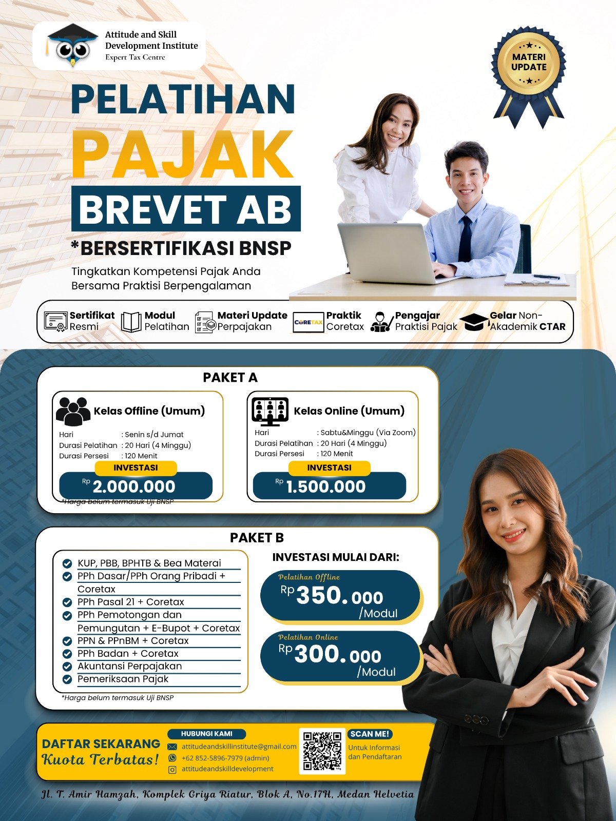 Pelatihan Pajak Brevet AB